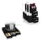 Mind Reader Black 2-Piece Single Serve Coffee Pod Drawer and Condiment Organizer Caddy Station